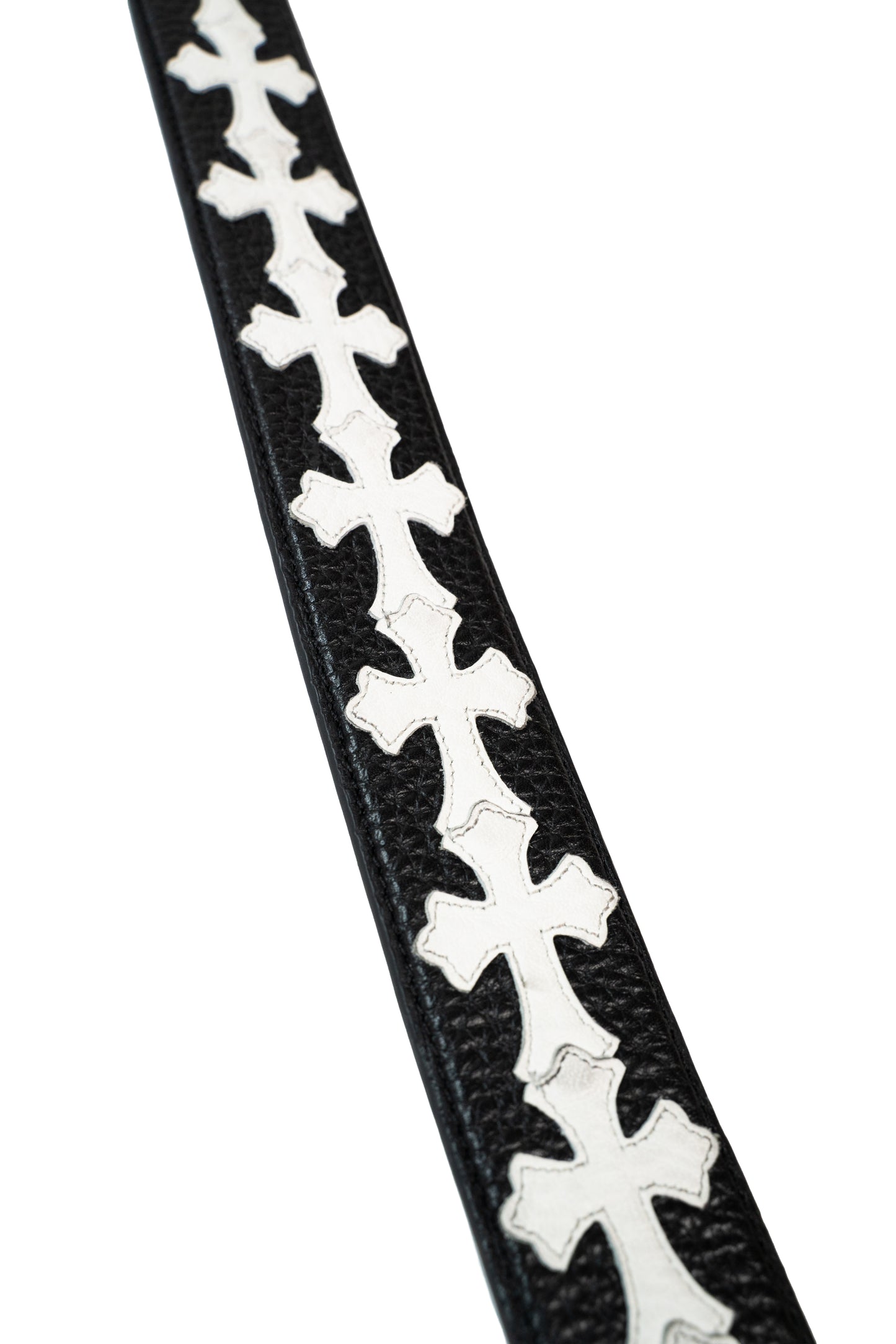 White Cross Patch Gunslinger Belt 'Black'