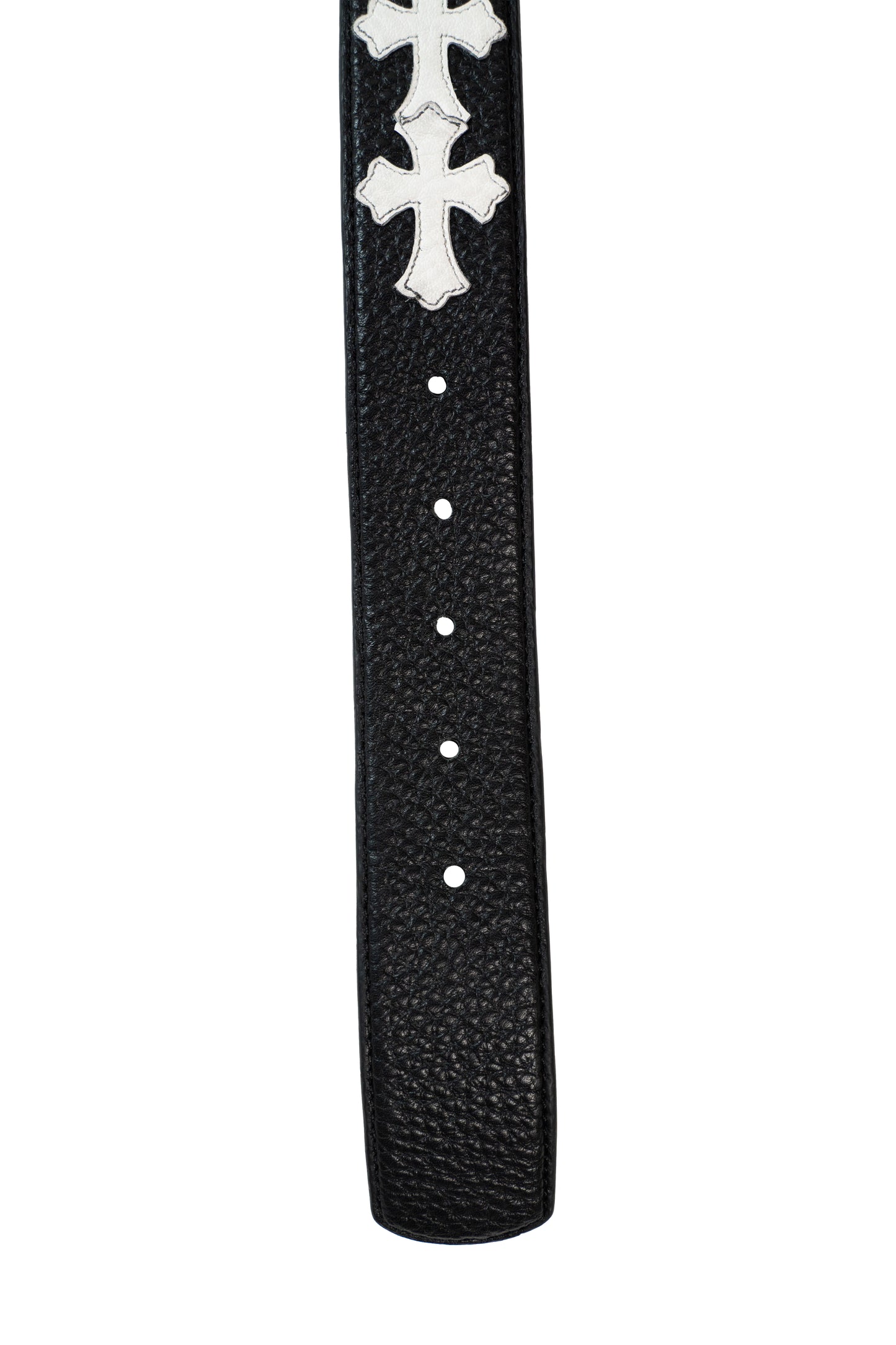 White Cross Patch Gunslinger Belt 'Black'