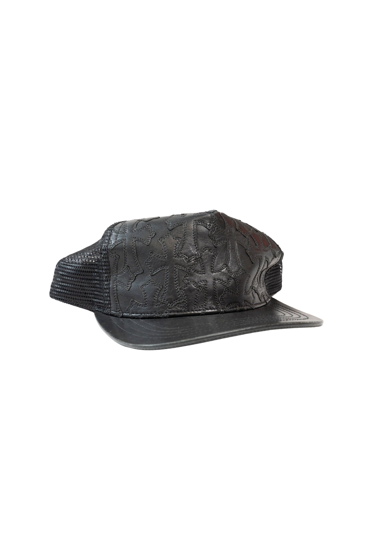 Leather Multi Cross Hat