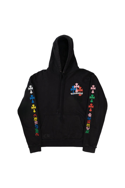 Black/Multicolor Waterfall Cross Online Hoodie