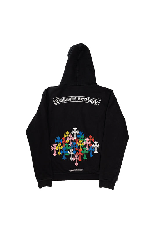 Black/Multicolor Waterfall Cross Online Hoodie